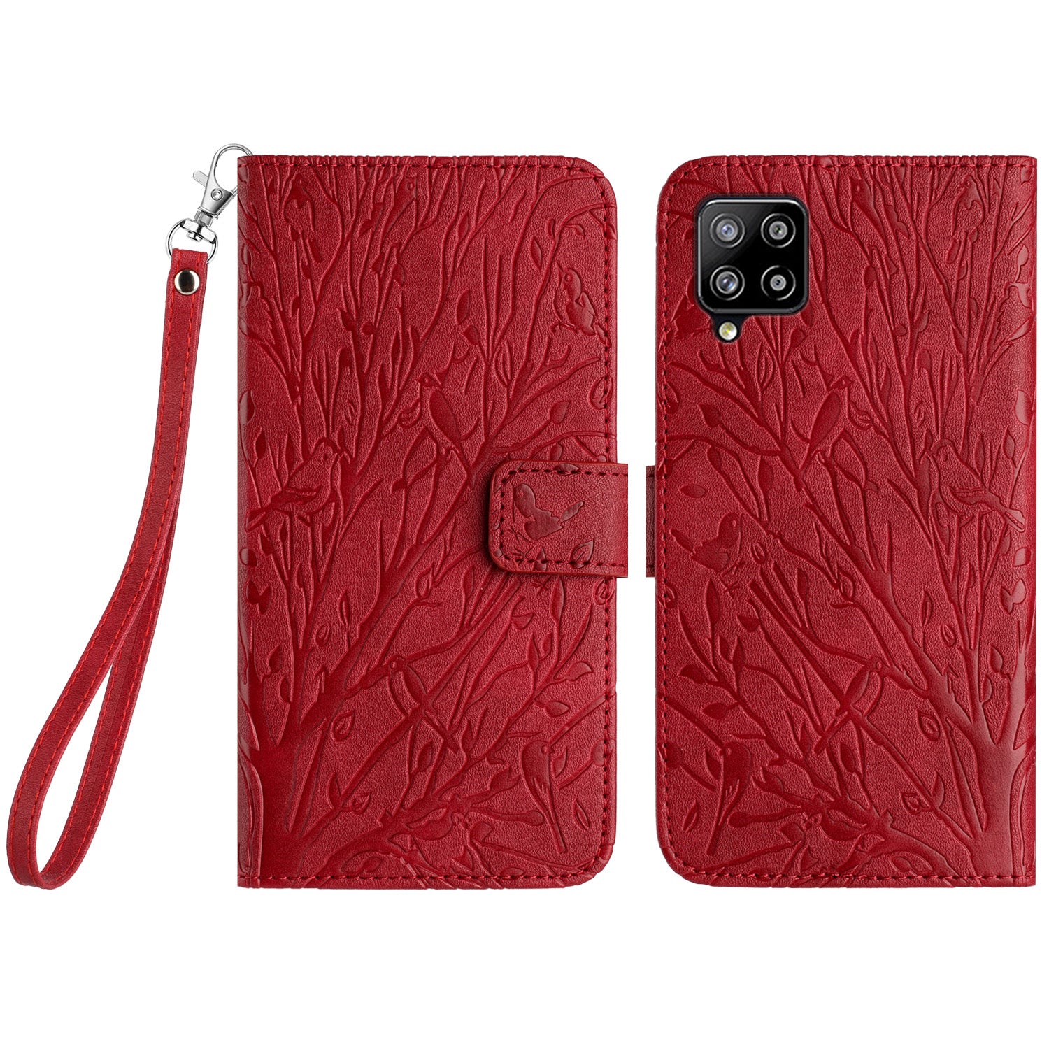 For Samsung Galaxy A42 5G Leather Case Wallet Stand Imprinted Phone Cover For Samsung Galaxy A42 5G Leather Case Wallet Stand Imprinted Phone Cover